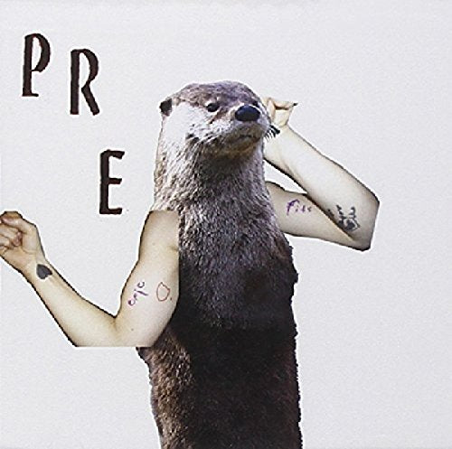 CD cover with a surreal image of an otter with human arms.