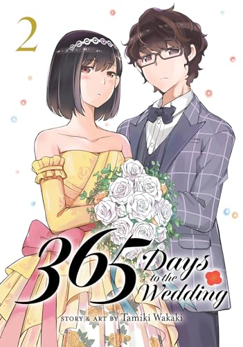 Manga cover: couple in wedding attire, holding flowers, title "365 Days to the Wedding.