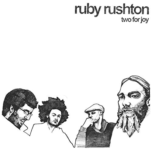 Black and white CD cover featuring sketched portraits of three men.