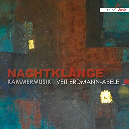 CD cover for "Nachtklange Kammermusik" by Erdmann-abele, abstract art background.