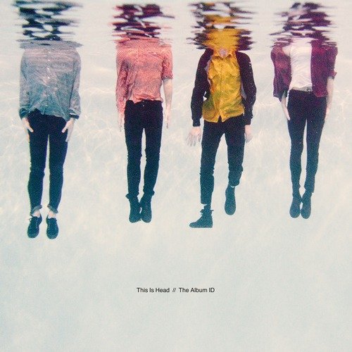 Album cover: four figures submerged in water, distorted reflections.