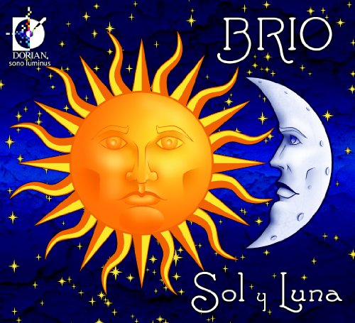 CD cover with a stylized sun and crescent moon against a starry sky.
