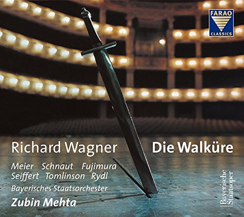 CD cover for Wagner’s “Die Walküre” featuring a sword plunged into stone.