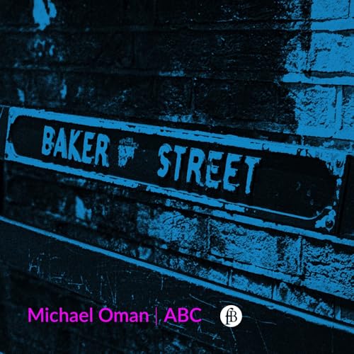Dark blue image of a “Baker Street” sign on a brick wall.