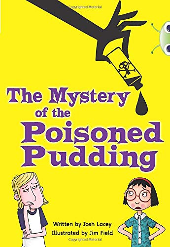 Book cover: "The Mystery of the Poisoned Pudding" with children and a hand.