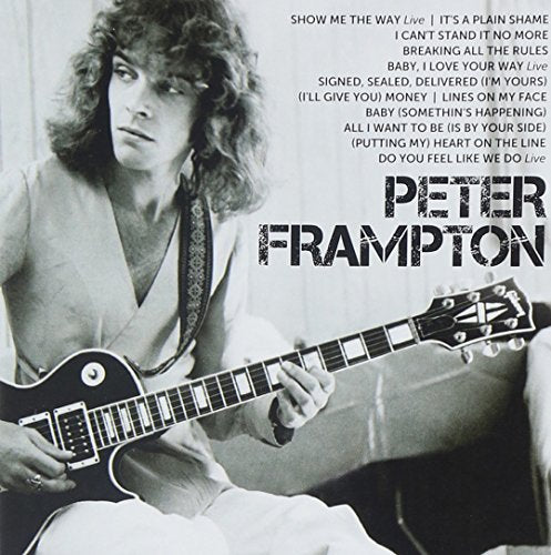 Peter Frampton album cover featuring the musician with a guitar.