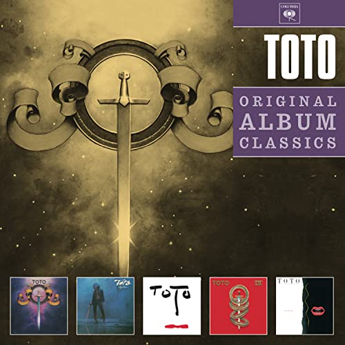 Toto "Original Album Classics" CD cover with sword logo and album art.