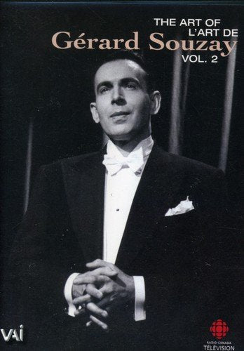 Black and white DVD cover featuring Gérard Souzay in formal wear.