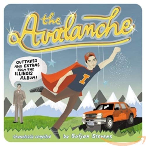 CD cover for Sufjan Stevens’ “The Avalanche” with illustrated figures.