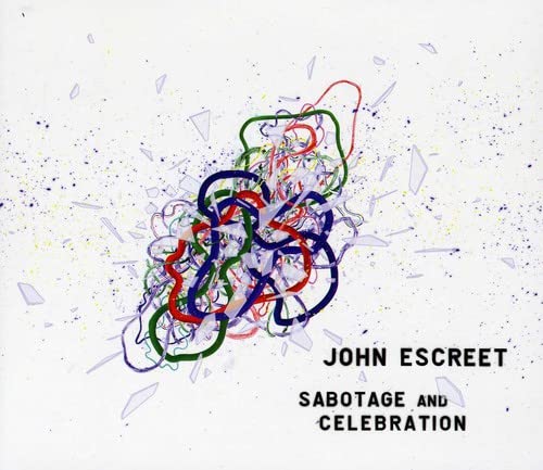 CD cover with abstract colorful scribbles and text: “John Escreet”.