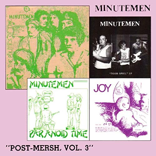 CD cover for Minutemen’s “Post Mersh, Vol. 3” with collage artwork.