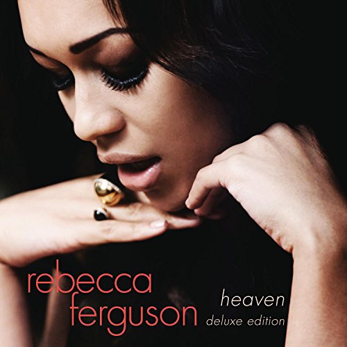 Rebecca Ferguson’s “Heaven” deluxe edition CD cover with a portrait of the singer.