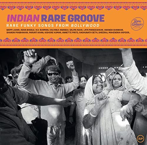 Album cover: "Indian Rare Groove" featuring a black and white crowd scene.