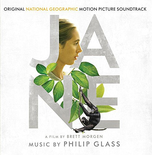 CD cover for "Jane" soundtrack featuring a woman, orangutan, and foliage.