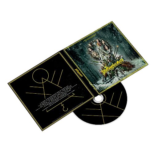 Yellowjackets" Season 2 soundtrack CD case open with two discs visible.