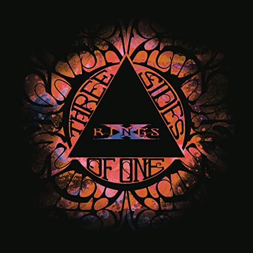 Album cover for King's X's "Three Sides of One" with a triangular design.