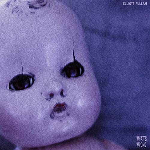CD cover: close-up of a porcelain doll with dark eyes.
