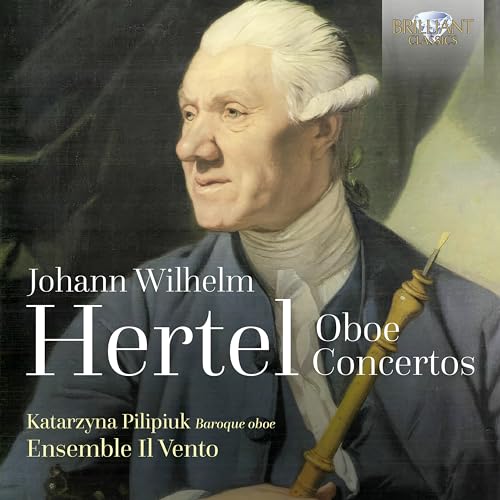 CD cover featuring a portrait of a man with an oboe.