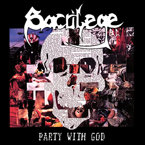 CD cover for Sacrilege B.C.'s "Part With God" featuring a skull collage.