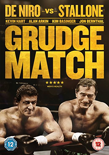 “Grudge Match” DVD cover featuring Robert De Niro and Sylvester Stallone boxing.