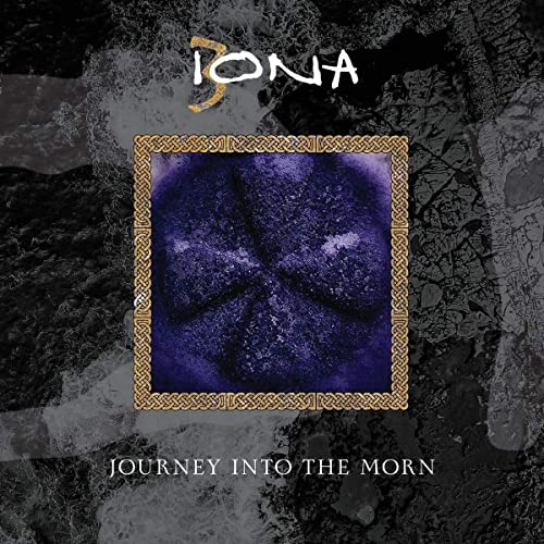 CD cover for “Iona - Journey Into The Morn” with Celtic knotwork.