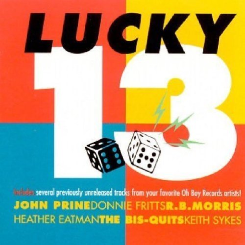 CD cover for “Lucky 13” with dice, a sun, and tomato imagery.