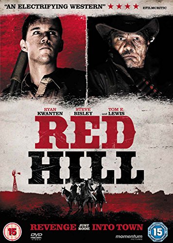 DVD cover for “Red Hill” featuring two men and horseback riders.