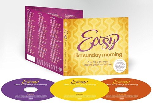 CD case and three discs for the compilation album "Easy Like Sunday Morning".