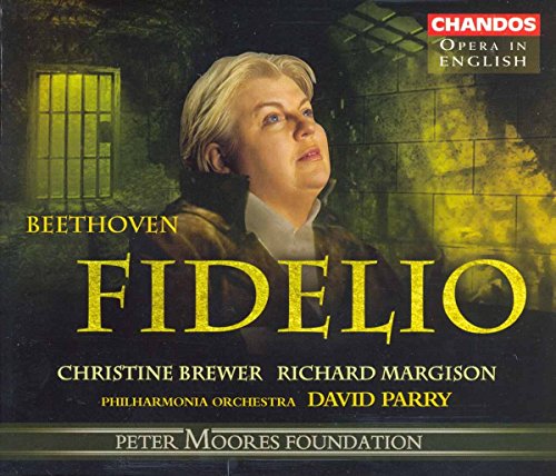 CD cover for Beethoven’s Fidelio opera, featuring a woman’s portrait.