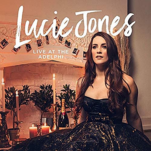 Lucie Jones album cover, portrait of a woman in a dark gown.