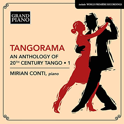 CD cover for “Tangorama,” featuring a silhouetted tango couple.