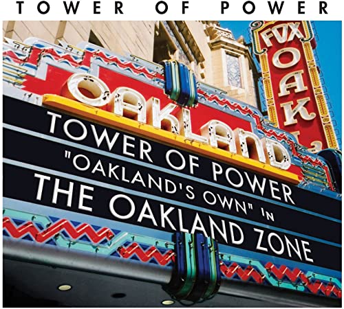 Tower of Power “Oakland’s Own” CD cover featuring the Oakland Fox Theater.