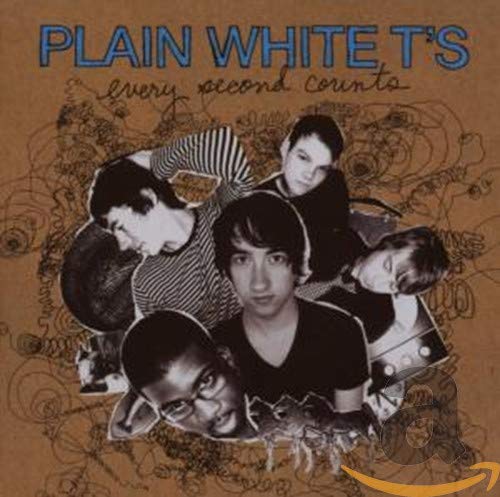 CD cover for Plain White T’s “Every Second Counts” featuring four men.