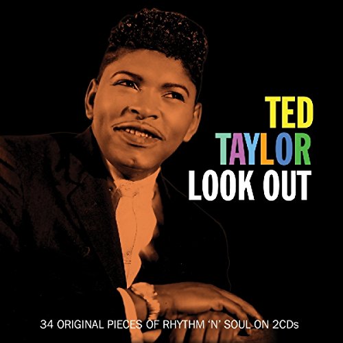 CD cover featuring a portrait of Ted Taylor with colorful text.