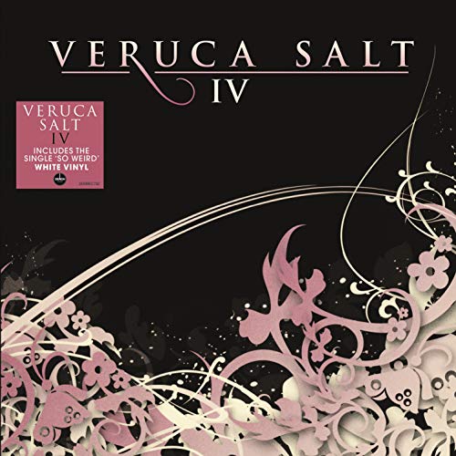 Veruca Salt “IV” album cover with pink floral design on black.