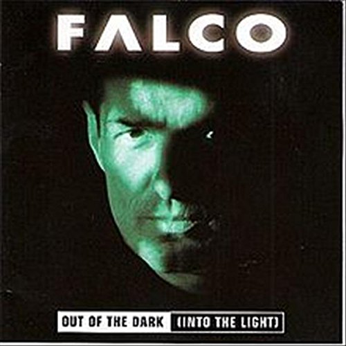 Falco album cover: portrait with dramatic lighting and text overlay.