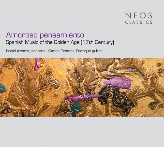 CD case with image of two people, likely musicians, titled “Amoroso Pensamiento.”