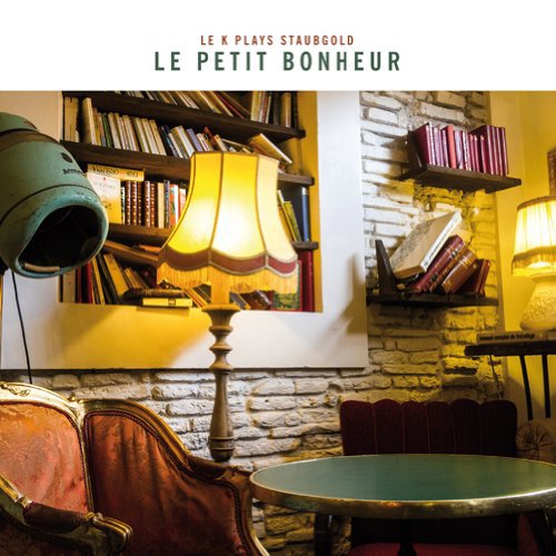 CD cover with a warmly lit bookshelf and vintage furniture.