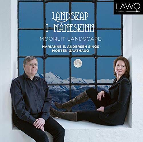 CD cover featuring Marianne E. Andersen and Morten Gaathaug, with a moonlit landscape.