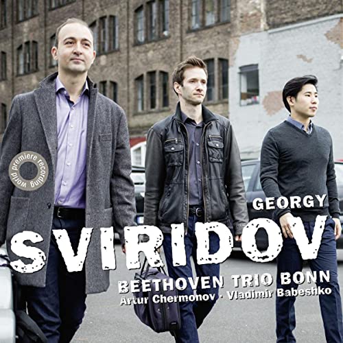 CD cover featuring three men and the name "Sviridov" in large text.