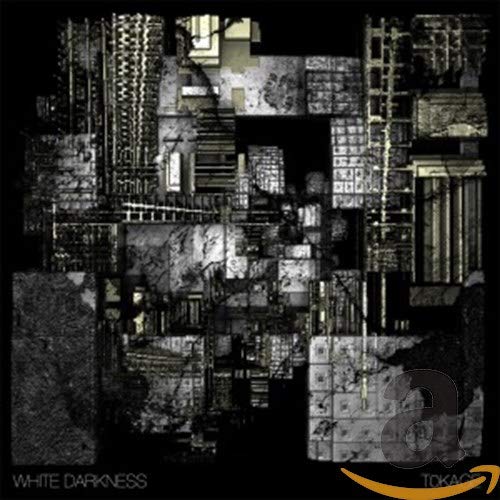 Abstract black and white collage album cover for Tokage CD.