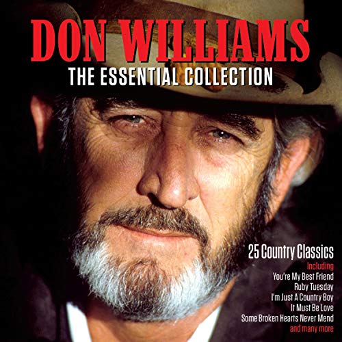 CD cover featuring portrait of Don Williams, text “The Essential Collection.”
