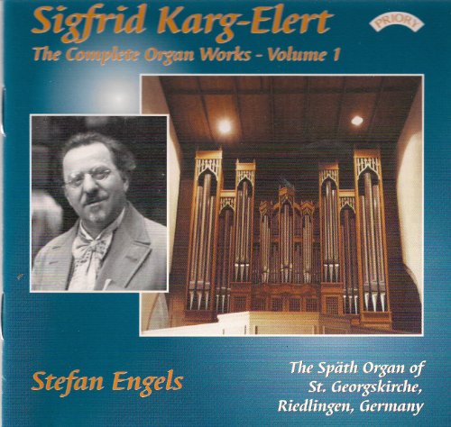 CD cover featuring a portrait of a man and a large pipe organ.