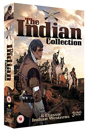 DVD cover for "The Indian Collection" featuring a Native American man.
