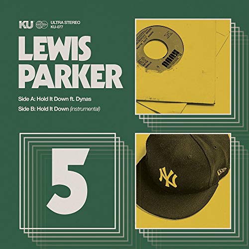 Lewis Parker’s “The 45 Collection No.5” vinyl album cover with images.