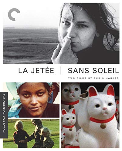 Blu-ray cover featuring film stills, including a woman, a person, and ceramic cats.