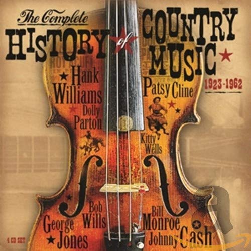 CD cover: “History of Country Music 1923-1962” with violin image.