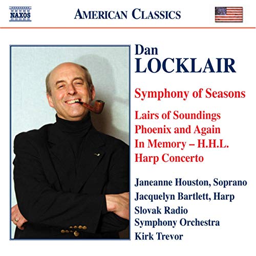 CD cover featuring composer Dan Locklair’s portrait and track listing.