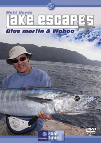 DVD cover featuring a fisherman holding a large wahoo fish.