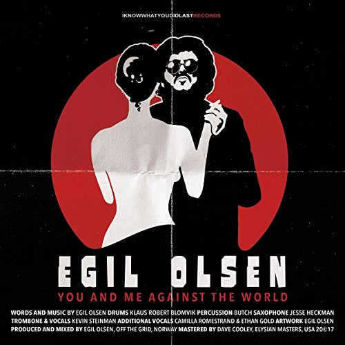 CD cover: black and red illustration of two figures in silhouette.